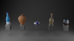 pots 3D model