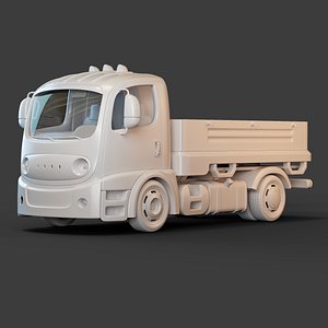 Cartoon Truck 3D model