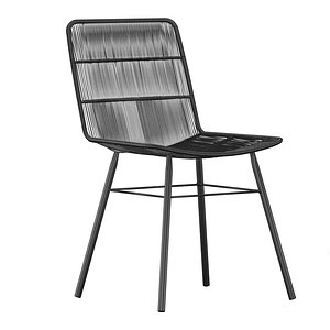 Mauritius Woven Dining Chair 3D model