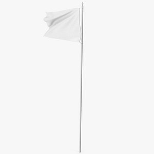 White Flag Pole