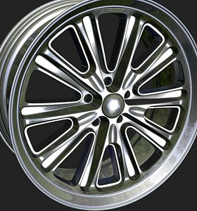 wheels rim obj