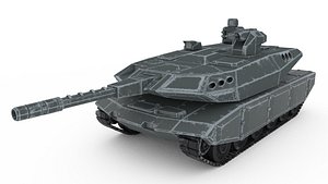 main battle tank 3D model