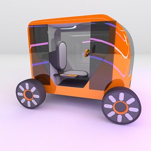 3D concept styled single commuter