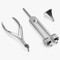 ENT Diagnostic Instrument Set Stainless Steel