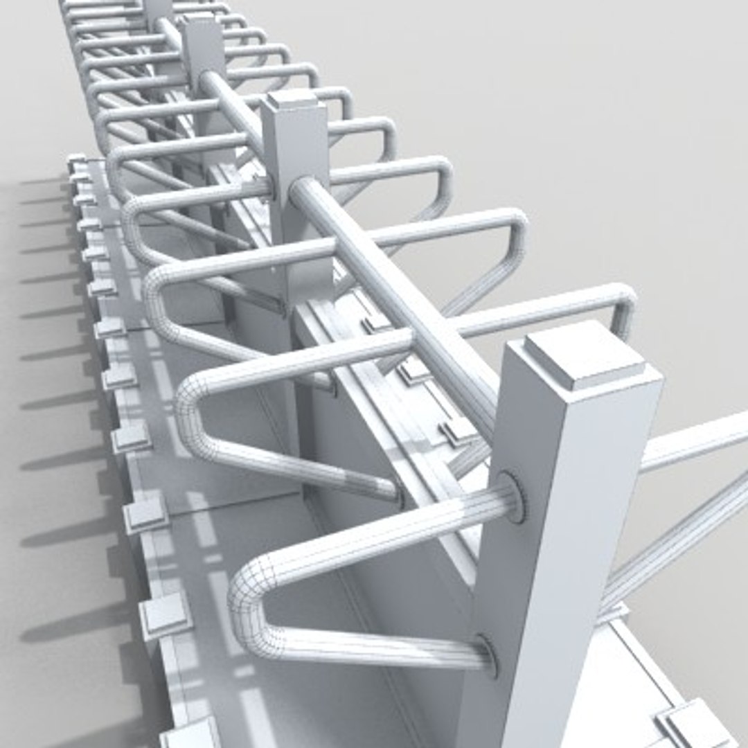 3d model sided rack bags
