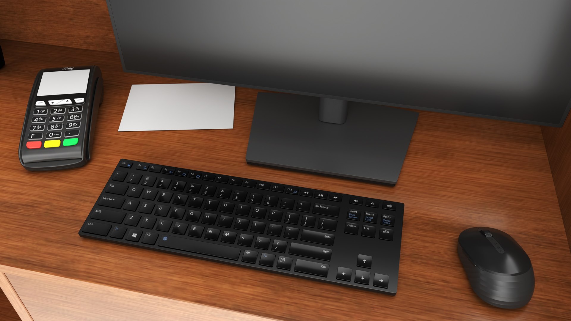 Store Register Checkout Counter Large 3D Model - TurboSquid 2226289