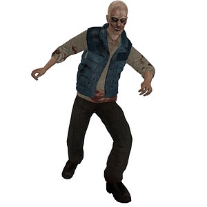 rigged zombie 3d max