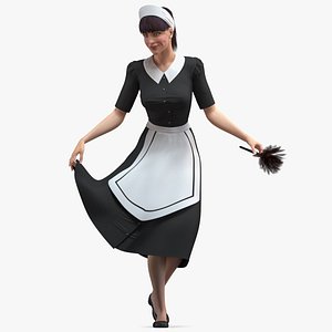 maid curtsy model