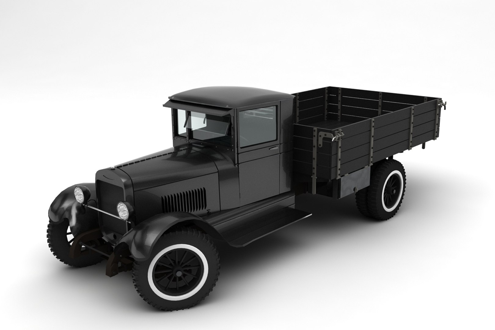 3D Old Truck Model TurboSquid 2010481