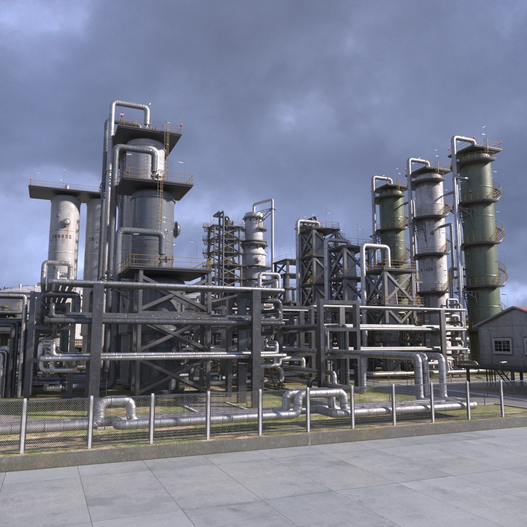 Weathered Oil Refinery