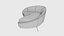 Ico Parisi Style Modern Curved Sofa Collection