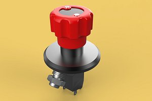 3D model EMERGENCY BUTTON DISCONNECT CUT OFF KILL SWITCH ALTERNATOR