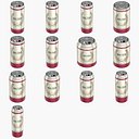Colección de paquetes de latas de cerveza abiertas