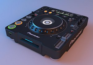 pioneer - cdj 1000mk3 3d 3ds