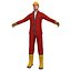 3d rigged worker man