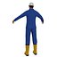3d rigged worker man