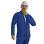 3d rigged worker man