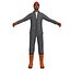 3d rigged worker man