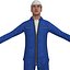 3d rigged worker man