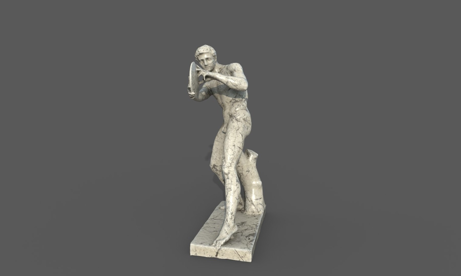 Statue Of Discobolus 3D Model - TurboSquid 1823564