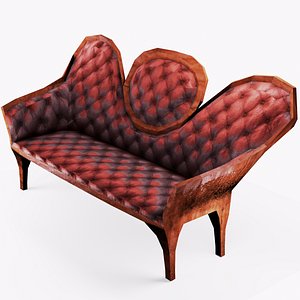 Gothic sofa 3D model