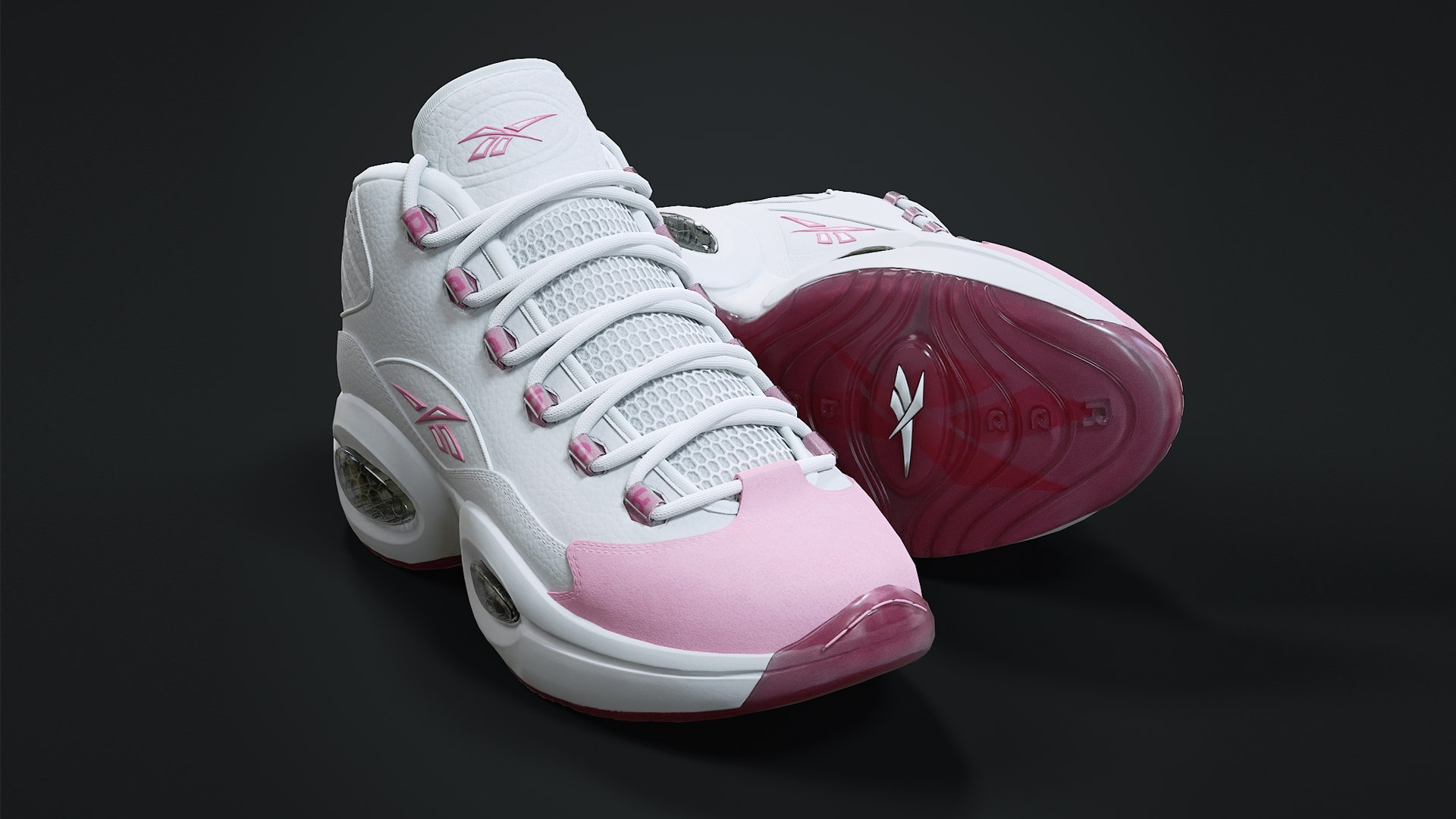 3D Model Reebok Question Sneaker - TurboSquid 2189177