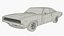 3D Dodge Charger RT 1968 model