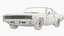 3D Dodge Charger RT 1968 model