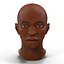 Cabeça masculina afro-americana 2
