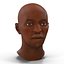 Cabeça masculina afro-americana 2