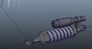 free obj model car suspension