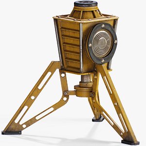 Construction Lantern - PBR - Game Ready Low Poly model