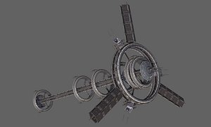 3D space station
