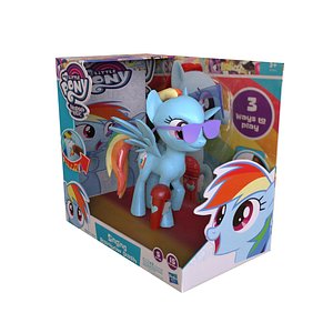 3D Pony Toy Box model