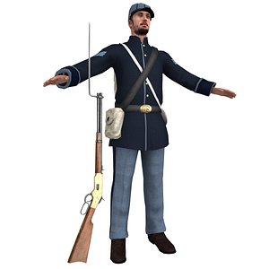 union soldier 3D model