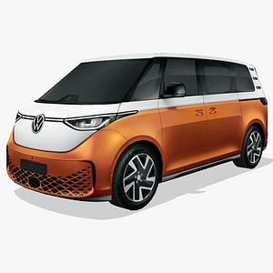 3D model Volkswagen ID Buzz 2023