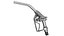 Detailed Silver Fuel Nozzle