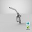 Detailed Silver Fuel Nozzle