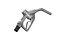 Detailed Silver Fuel Nozzle