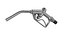 Detailed Silver Fuel Nozzle