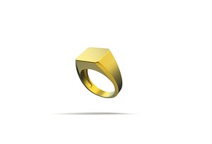 Signet ring 3D model