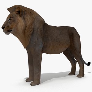 lion 3D model