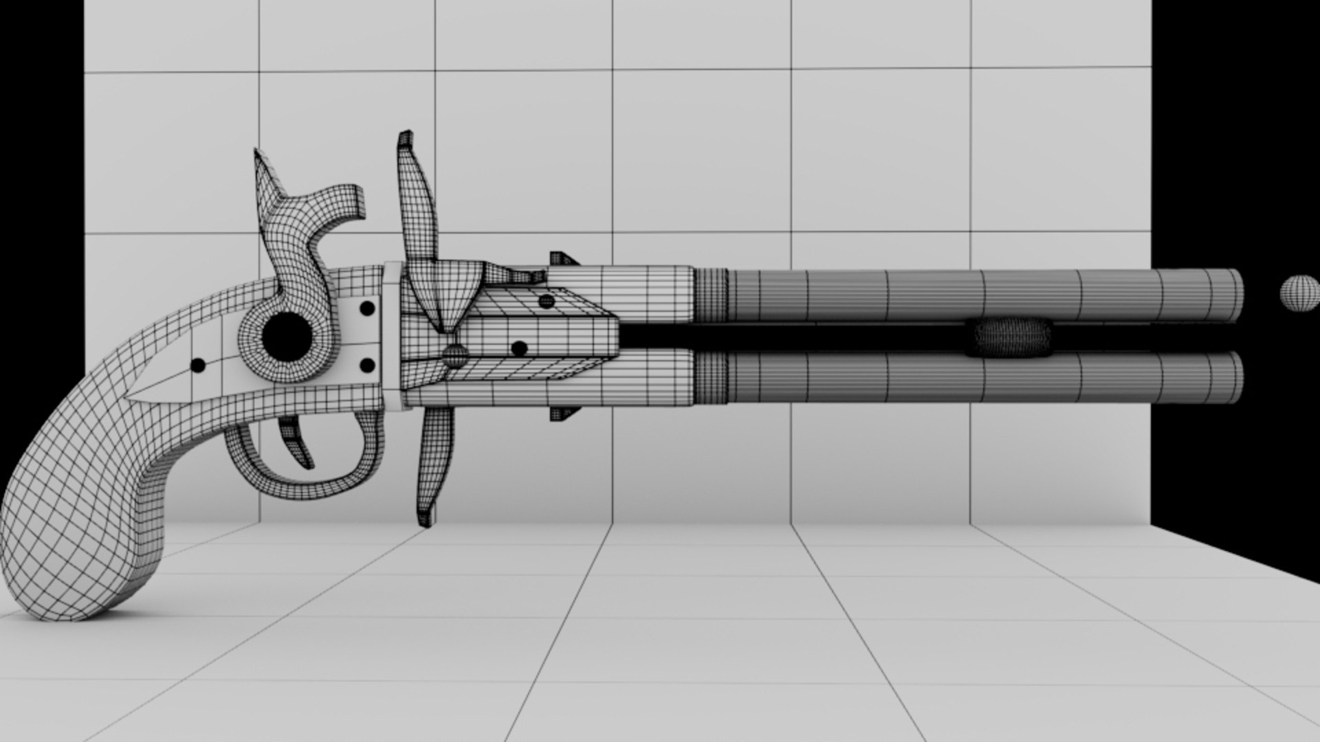 TwoBarrelFlintlock 3D Model - TurboSquid 2119382