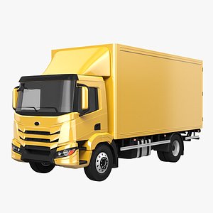 3D Modern Generic EU Cargo Truck