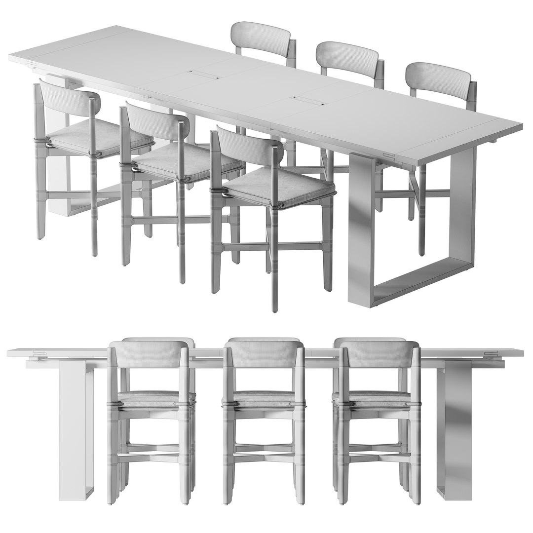 3D Meeting Table - Charm - TurboSquid 2251358
