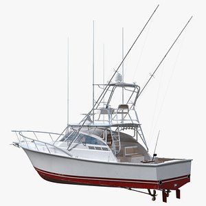 Used Sports Fishing Boat Henriques 35 Red