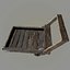 wood pushcart