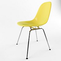 Contemporary chair / by Charles & Ray Eames EAMES PLASTIC : SIDE CHAIR DSX