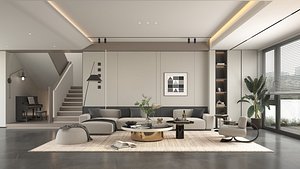 Living Room Scene 13 3D model