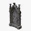 Gothic Stone Headstone Tombstone